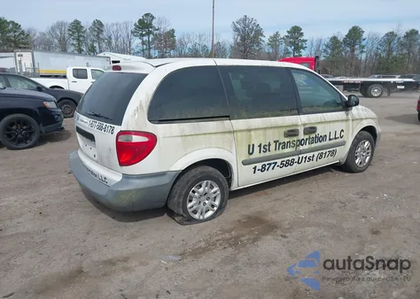 2007 Dodge Caravan Se from USA, damaged, VIN 1D4GP25B87B248174